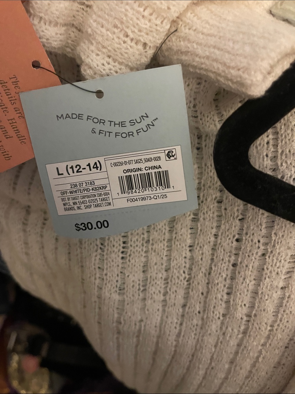 Shade n ShoreCream Ribbed Knit Wide-Leg Pants - Picture 4 of 6